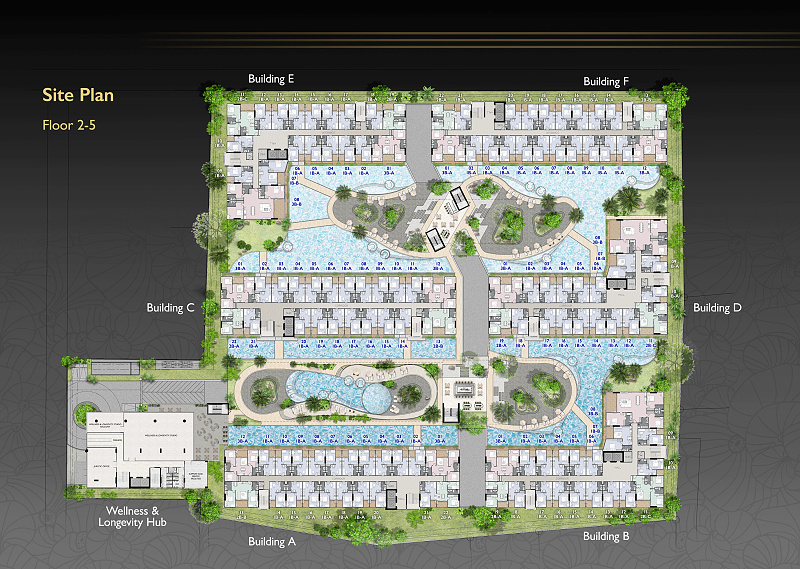 ZENITH II Pattaya — floor plan